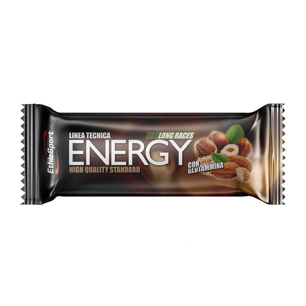 Ethicsport Tecnica Energy Long Races - Barretta con Glutammina, 45g
