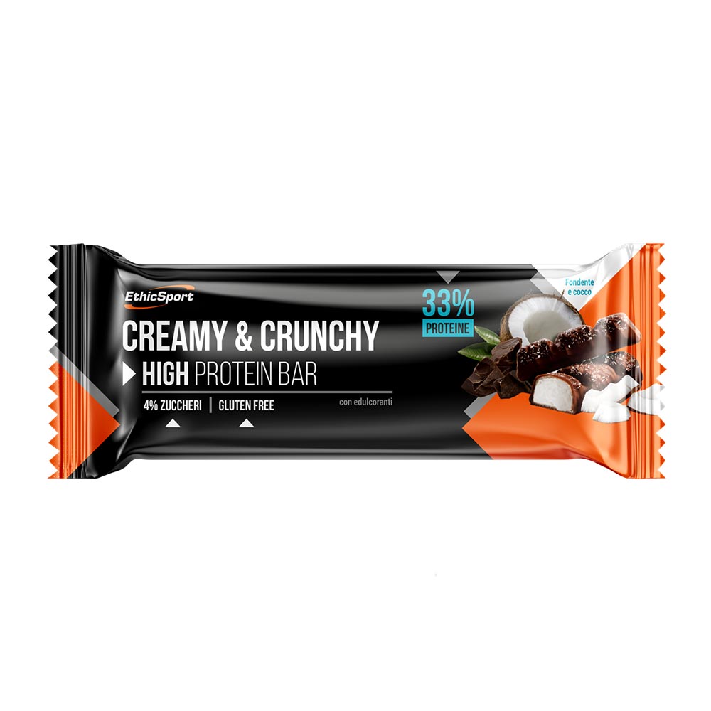 Ethicsport Creamy & Crunchy - Barretta Proteica Fondente e Cocco, 30g — confronto prezzi
