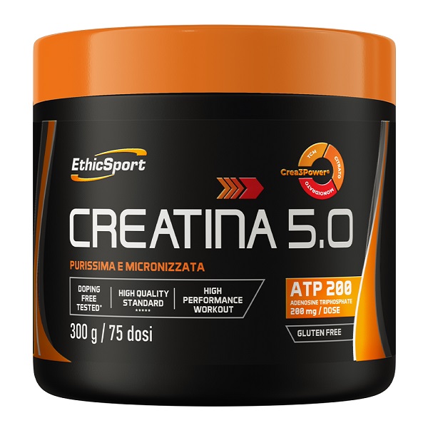 Ethicsport Creatina 5.0 Integratore Per Le Prestazioni Fisiche E La Reattivitã Muscolare 300 Grammi — confronto prezzi