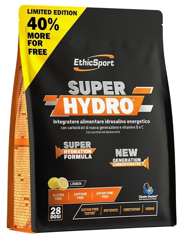 Ethicsport Super Hydro Lemon integratore idratazione e resistenza 700 g Edizione Limitata