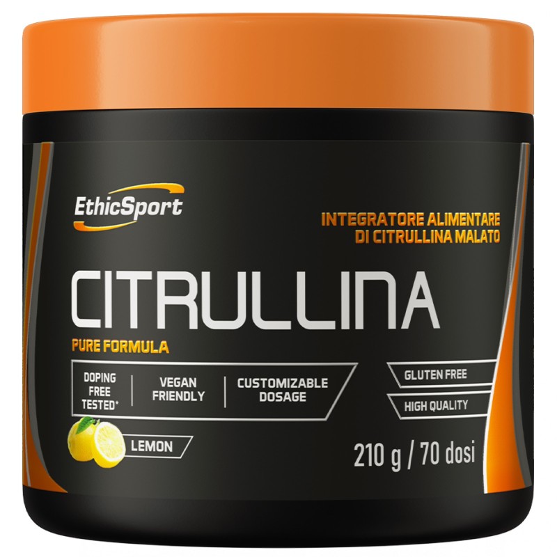 EthicSport Citrullina Integratore per ottimizzare le performance sportive Polvere 210 G