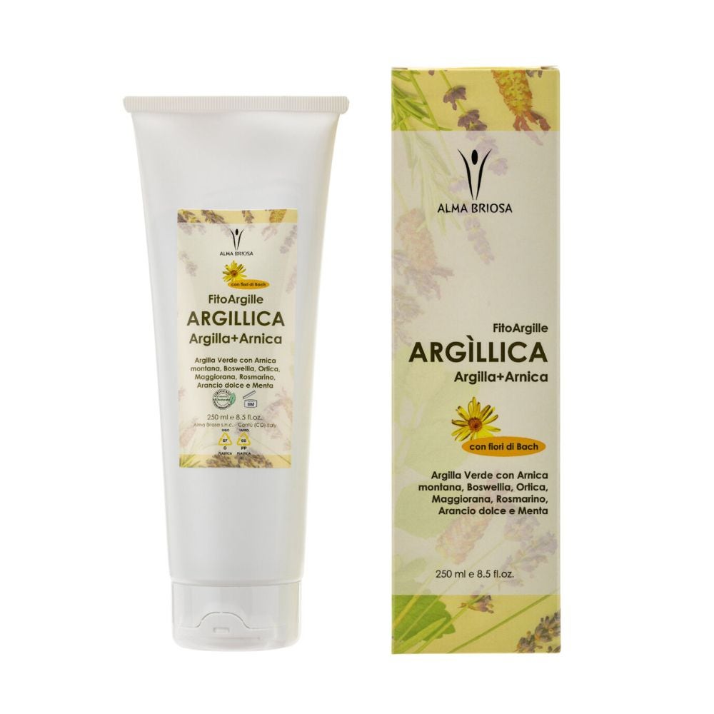 Alma Briosa FitoArgilla Argillica Impacco Argilla Verde e Arnica, 250ml