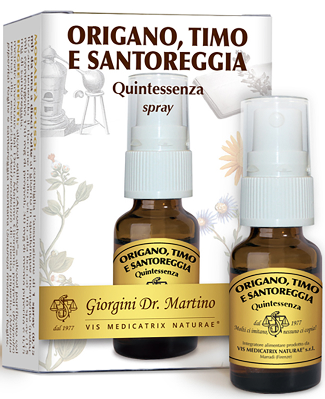 Dr.giorgini Ser-vis Origano Timo Santoreggia Quintessenza Spray 15 Ml