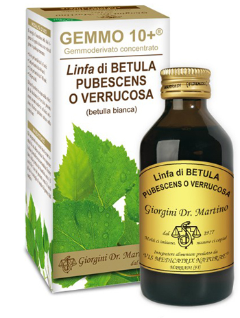 Gemmo 10+ betulla b linfa 100 ml liquido analcolico — confronto prezzi