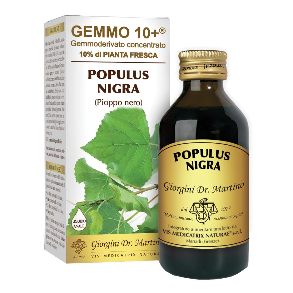 Gemmo 10+ pioppo nero 100 ml liquido analcolico — confronto prezzi