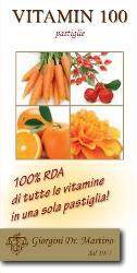 Dr. Giorgini Vitamin 100 Integratore Multivitaminico 60 Pastiglie