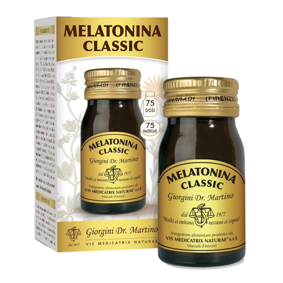 Dr. Giorgini Melatonina Classic Integratore per il Sonno 75 Pastiglie — confronto prezzi