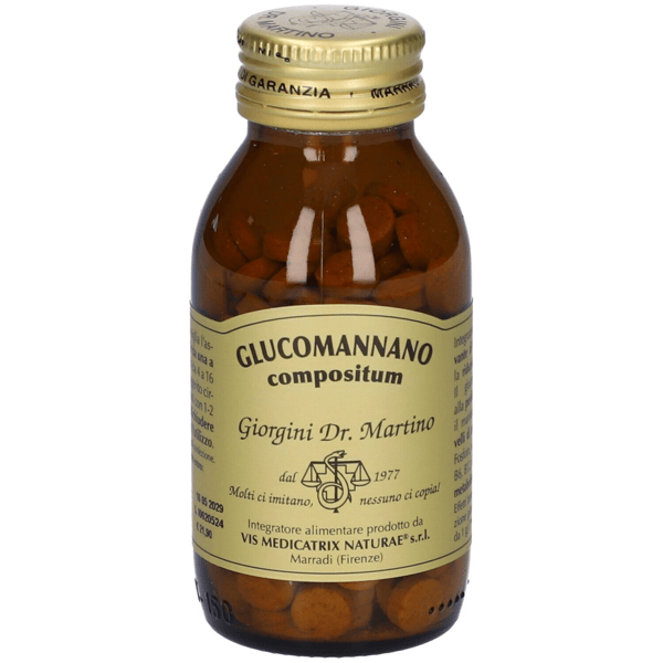Giorgini Glucomannano Compositum Integratore per Controllo del Peso 180 Pastiglie
