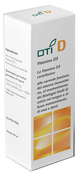 Oti D Vitamina D3 Integratore Per Ossa 50 ml