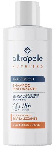 Altrapelle Nutrisko TricoBoost Shampoo Rinforzante per Capelli Deboli e Sfibrati 200 ml