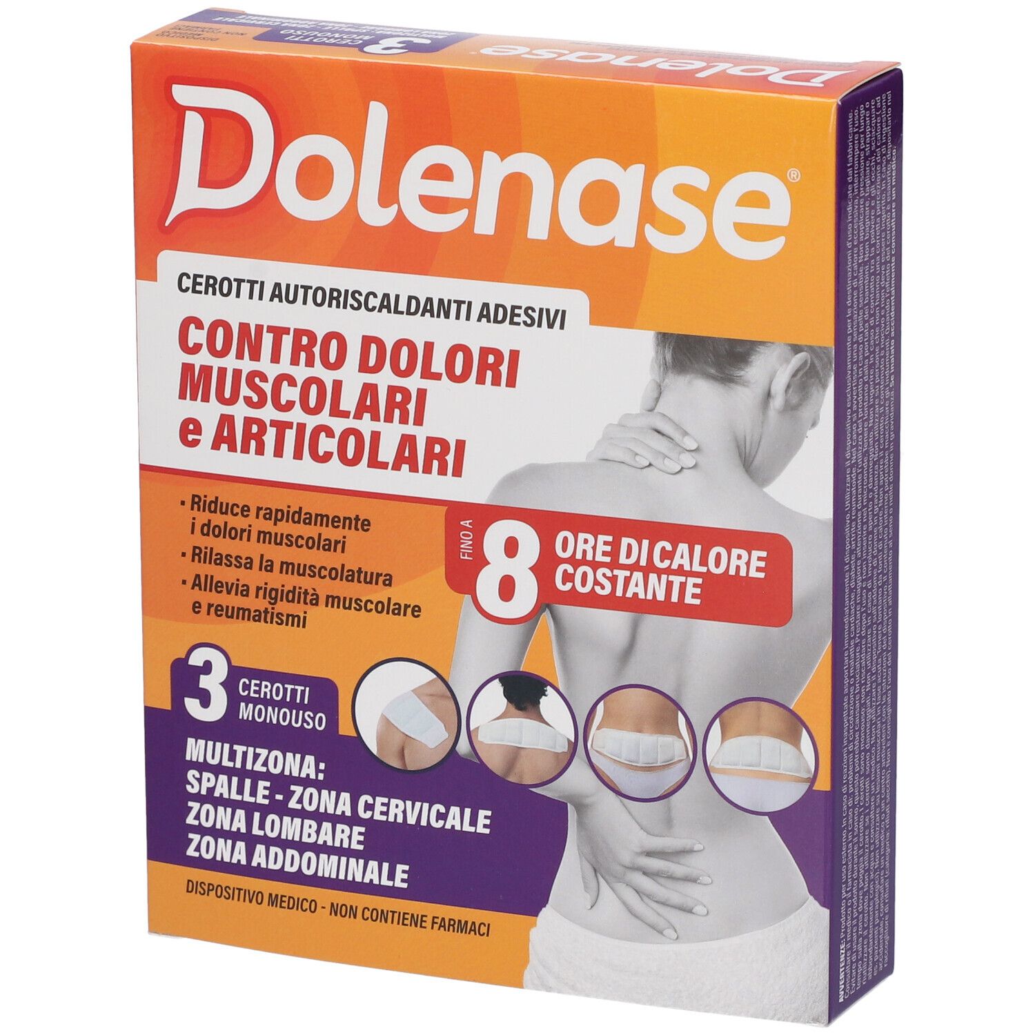 Dolenase Cerotti Autoriscaldanti 3 pz Cerotto
