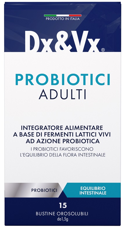 Dx&vx probiotici adulti 15 bustine — confronto prezzi