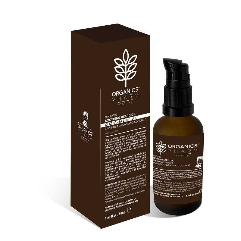 Organics Man - Soothing Beard Oil Olio Barba Lenitivo, 50ml