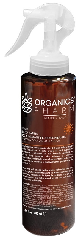 Organics Pharm Acqua Idratante E Abbronzante 200ml