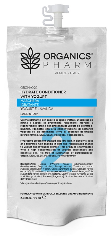 ORGANICS PHARM MASCHERA IDRATANTE CAPELLI SECCHI E TRATTATI 75ML