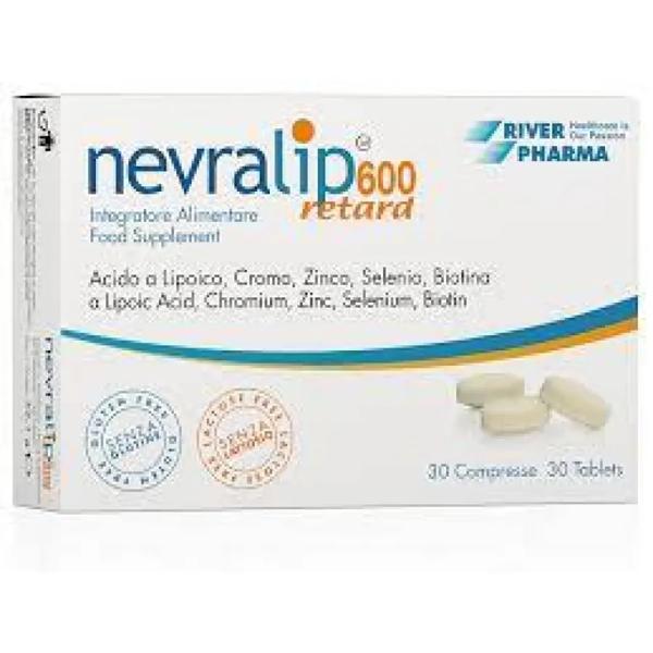 Nevralip 600 Retard 30 Compresse Acido Alfa Lipoico e Zinco