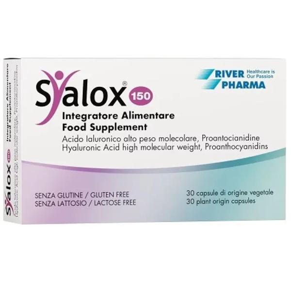 Syalox 150 30 Capsule Integratore Acido Ialuronico e Vite Rossa