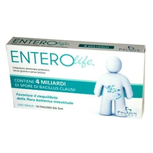 Enterolife 4 Miliardi Integratore Per La Flora Intestinale 10 Fialoidi 5 ml
