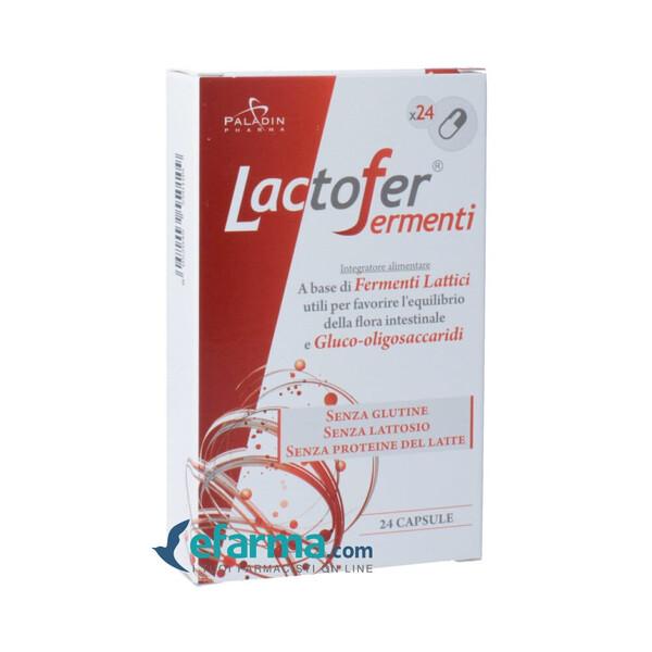 Lactofer Fermenti Integratore Flora Microbica Intestinale 24 Capsule — confronto prezzi