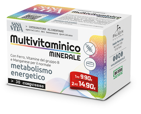 Sanavita Multivitaminico Minerale 30cpr