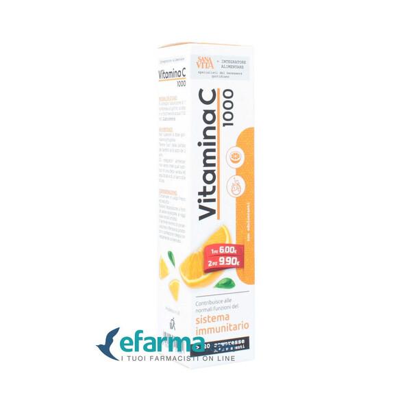 Sanavita Vitamina C Integratore 20 Compresse Effervescenti — confronto prezzi