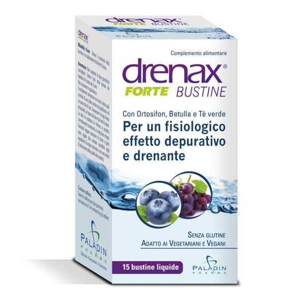 Drenax Forte Mirtillo Bustine Integratore Drenante 15 Stick Pack