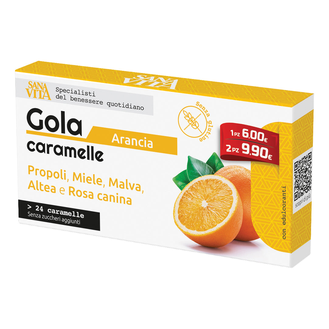 Sanavita Gola Arancia Compresse 24 pz