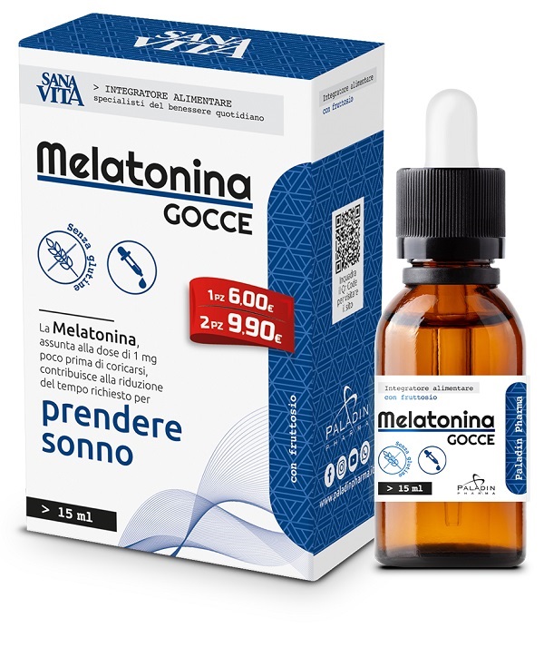 Sanavita Melatonina Gocce 15 ml orali