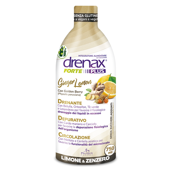 Drenax Forte Plus Ginger &amp; Lemon Integratore Drenante e Depurativo 750 ml — confronto prezzi