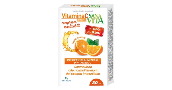 Sanavita Vitamina C 30cpr Masticabili