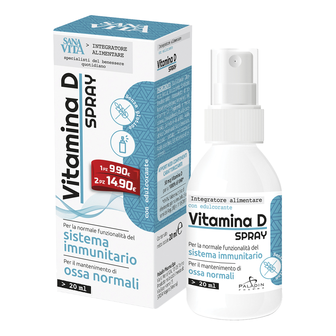 Sanavita Vitamina D Spray 20 ml