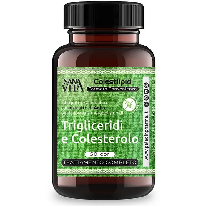 Paladin Pharma Sanavita - Colestlipid Plus Integratore Alimentare, 50 Compresse