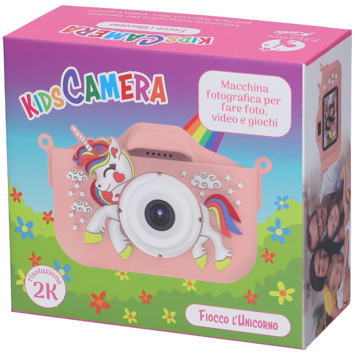 Kids Camera Fiocco L'unicorno Macchina Fotografica Per Foto Selfie Video E Giochi 1 Pezzo