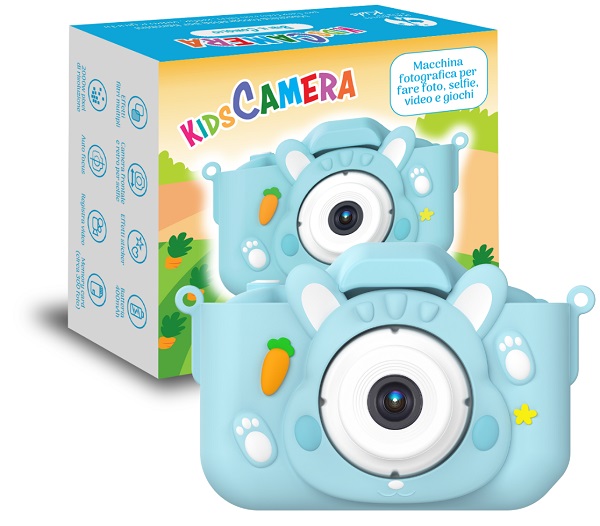 Kids Camera Bibi Il Coniglio Macchina Fotografica Per Foto Selfie Video E Giochi 1 Pezzo