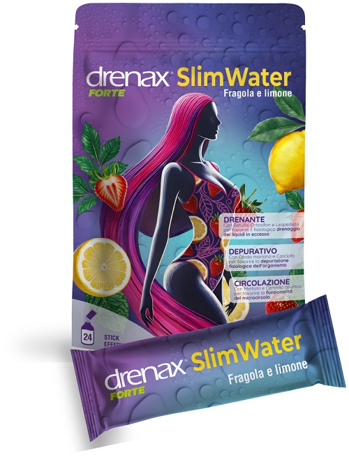 Drenax Forte Slim Water Fragola e Limone Bustine 50,4 g Bustina