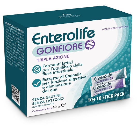 Enterolife Gonfiore Stick Pack 40 g Polvere per soluzione orale — confronto prezzi