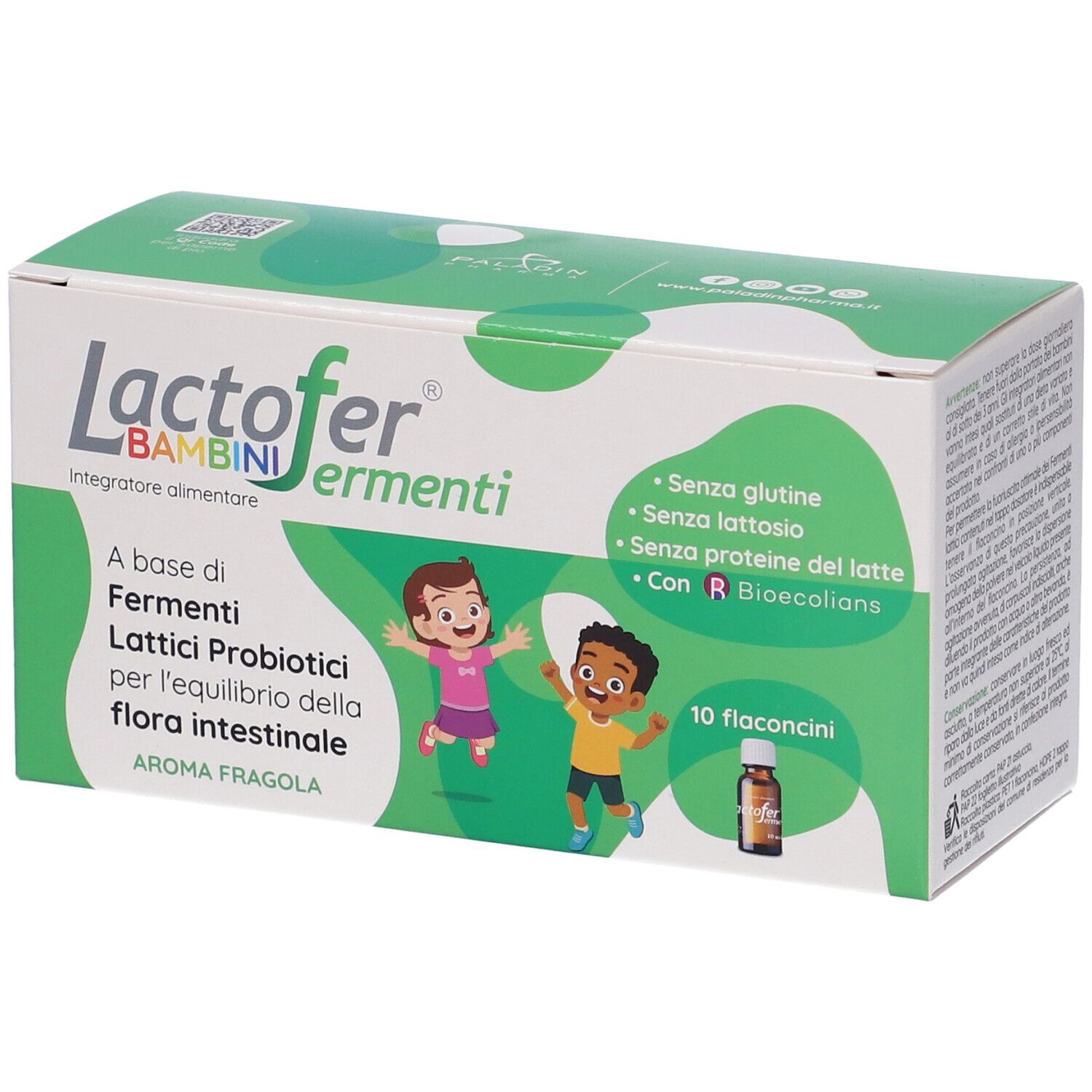 Lactofer Fermenti Bambini Flaconcini 100 ml Soluzione orale