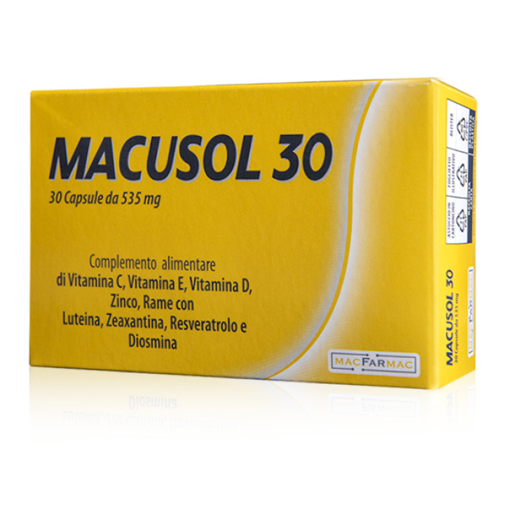 Macfarmac Macusol 30 30 Capsule — confronto prezzi