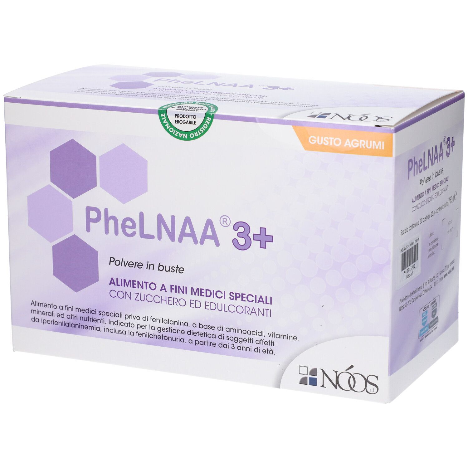 Phelnaa 3+ 30 Buste 30x25 g Polvere per soluzione orale