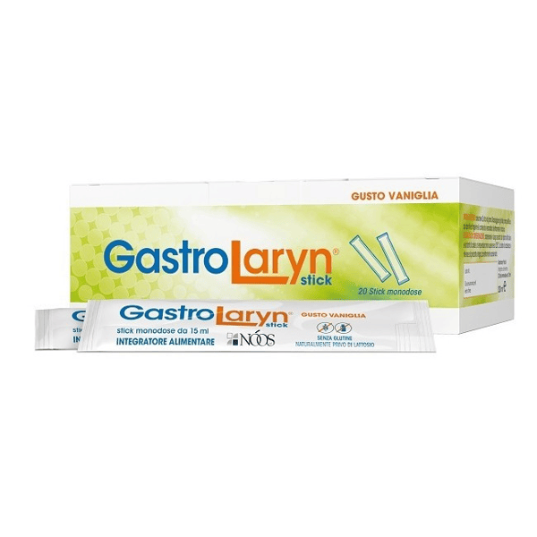 Gastrolaryn 20 Stick Integratore per il Benessere Gastroesofageo ad Azione Lenitiva