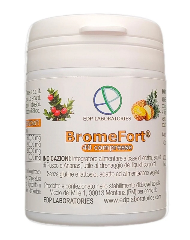 Bromefort Integratore Per Drenaggio Liquidi E Microcircolo 40 Compresse — confronto prezzi