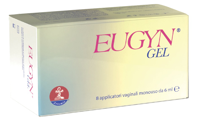 Zetemia Eugyn - Gel vaginale Eugyn 6 ml per l'idratazione e la secchezza, 8 applicatori monouso