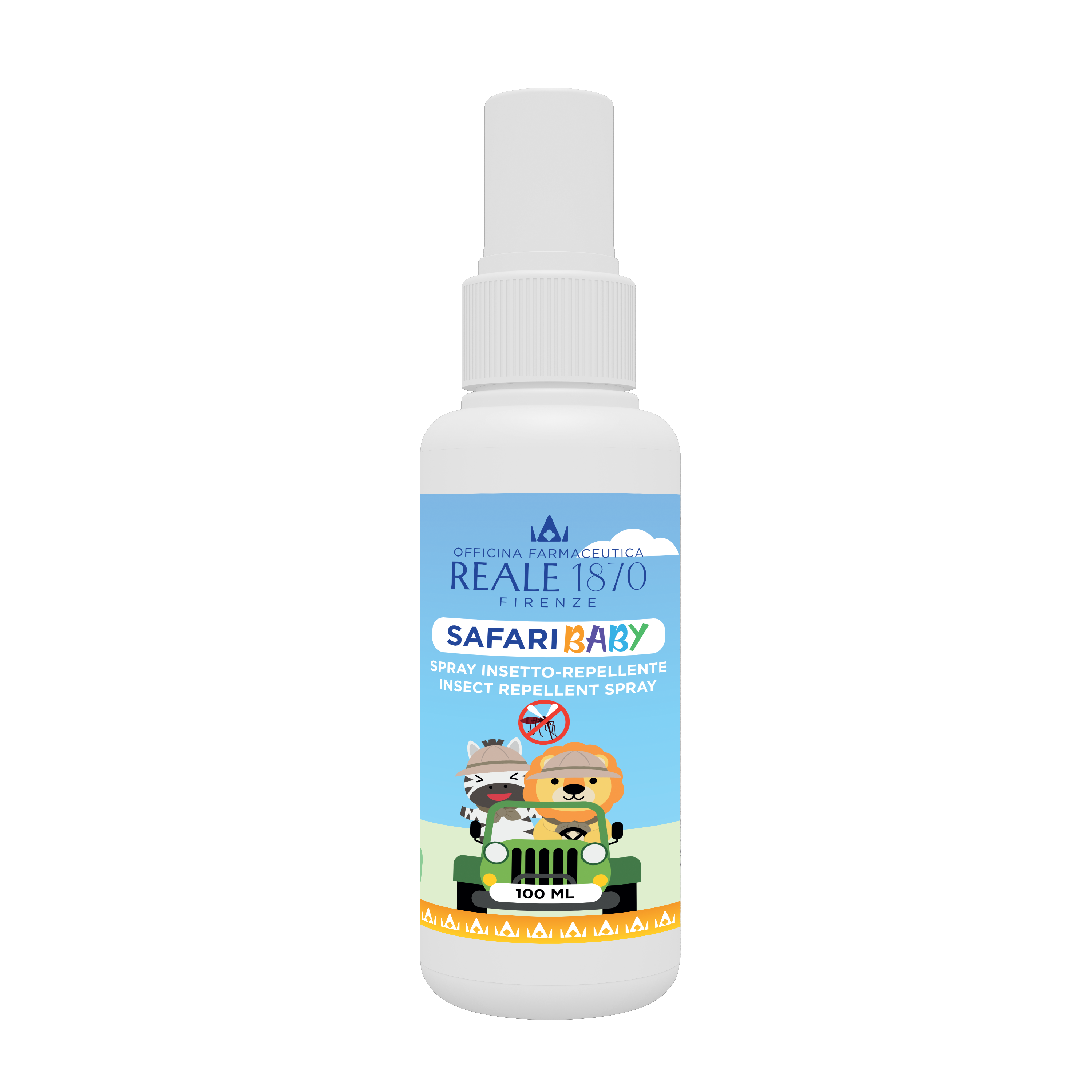Reale 1870 Safari Baby Lozione Spray Antizanzare bambini con oli essenziali