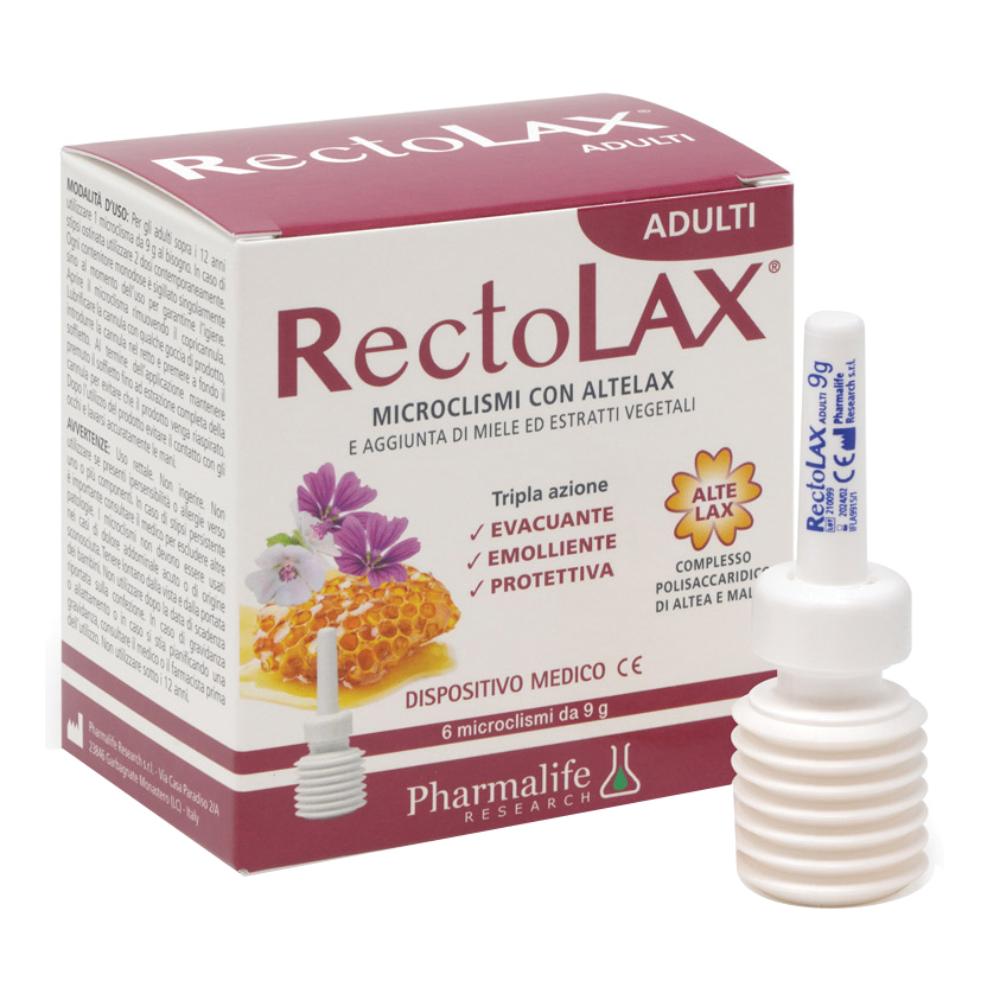 Rectolax adulti microclismi 6 pezzi da 9 g — confronto prezzi