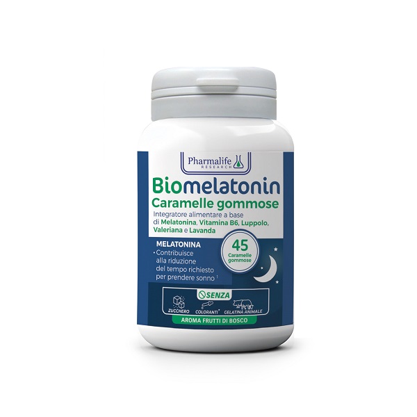Pharmalife Research Biomelatonin - Caramelle Gommose Integratore di Melatonina, 45 caramelle — confronto prezzi