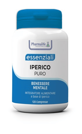 Pharmalife Iperico Puro Integratore per Benessere Mentale e Rilassamento 120 Compresse