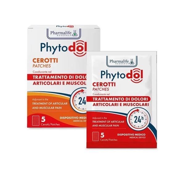 Phytodol Cerotti per Dolori Muscolari e Articolari 5 Cerotti Dispositivo Medico