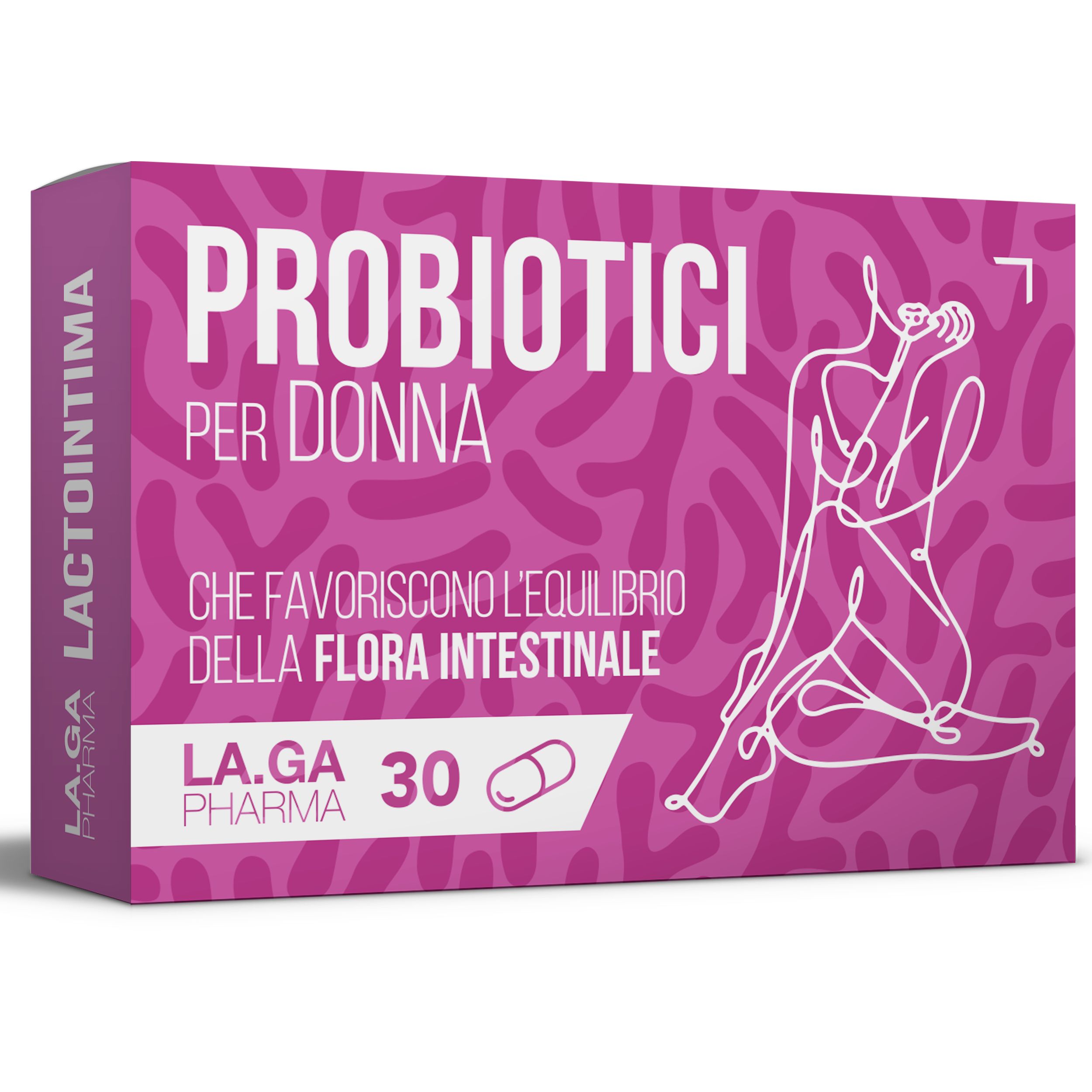 LA.GA LactoIntima© Probiotico Donna per la Flora Vaginale 30 St
