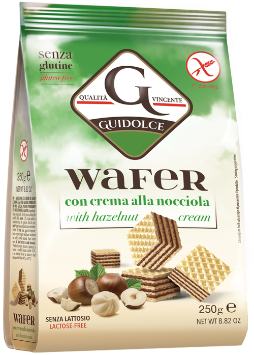 Wafer Con Crema Alla Nocciola 250 G g
