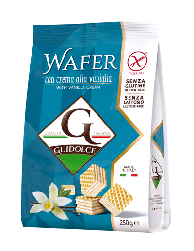 Wafer Con Crema Alla Vaniglia 250 G g
